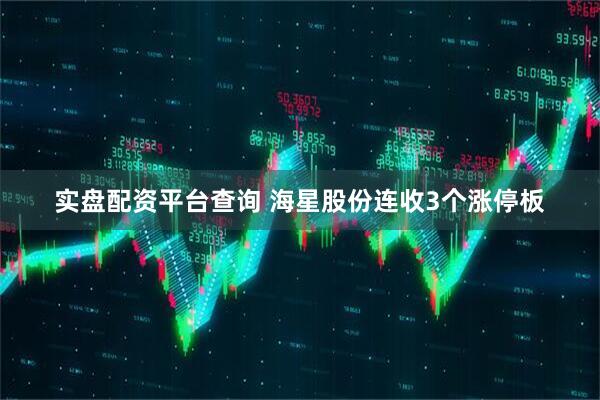 实盘配资平台查询 海星股份连收3个涨停板